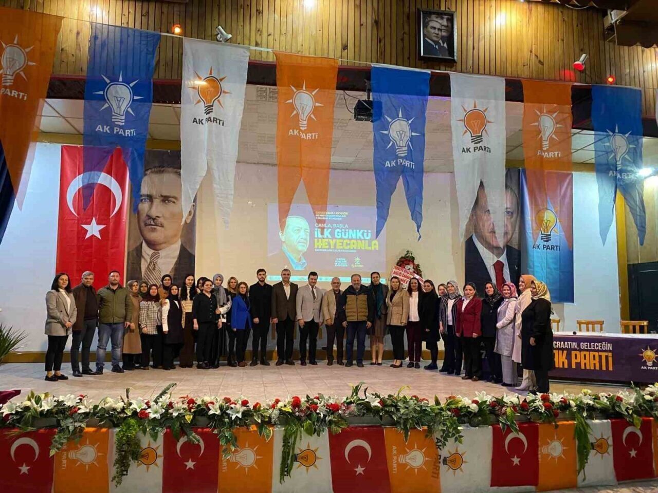 Çanakkale'nin Ayvacık ilçesinde gerçekleştirilen AK Parti 7. Olağan İlçe Kadın
