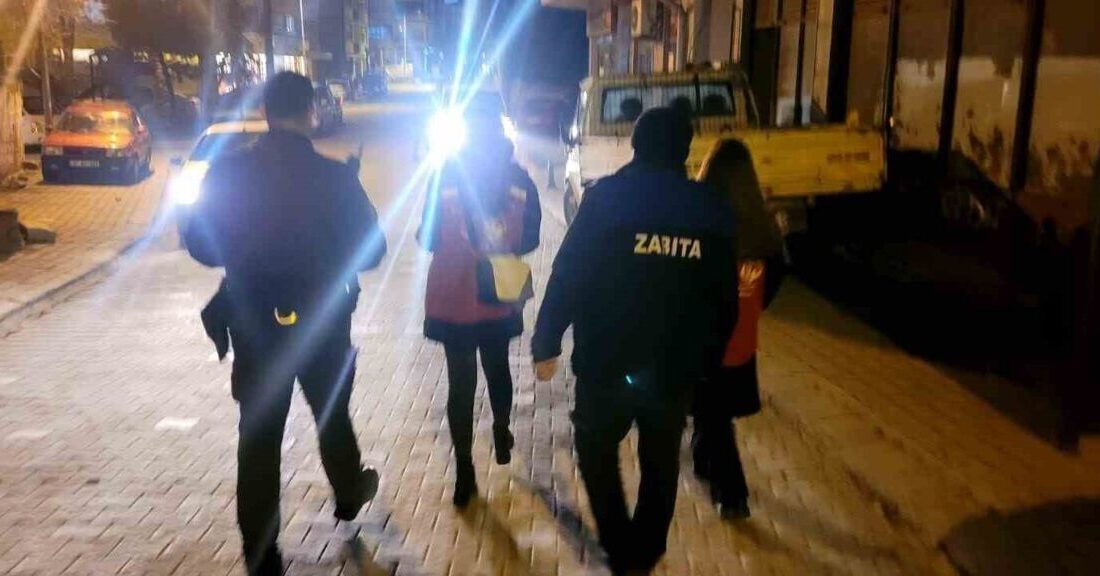 Kırklareli Babaeski'de, Sosyal Hizmet Merkezi Müdürlüğü ve yerel güvenlik güçleri,