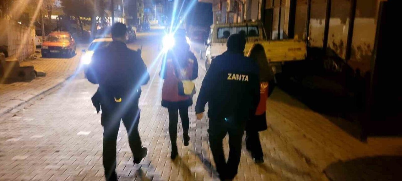 Kırklareli Babaeski'de, Sosyal Hizmet Merkezi Müdürlüğü ve yerel güvenlik güçleri,