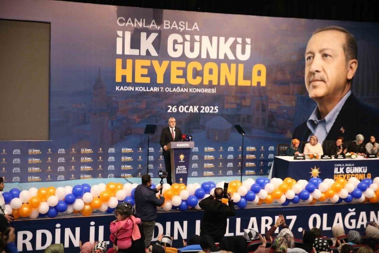 Çalışma ve Sosyal Güvenlik Bakanı Vedat Işıkhan, AK Parti Mardin
