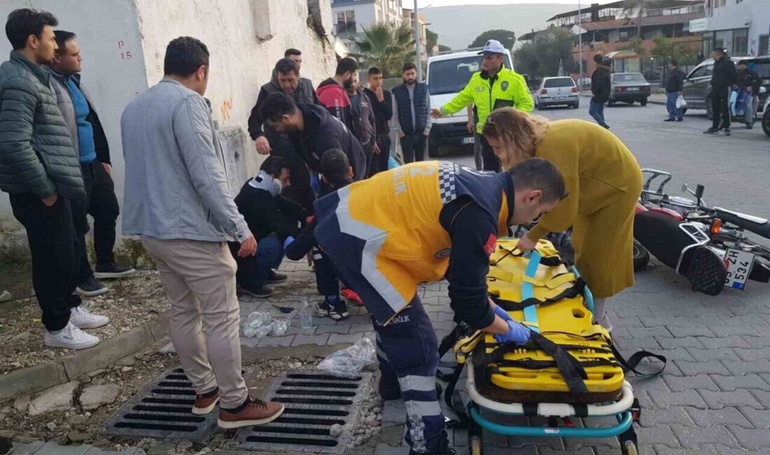 Aydın'ın Buharkent ilçesinde, İstiklal Mahallesi'nde iki motosikletin çarpışması sonucu meydana