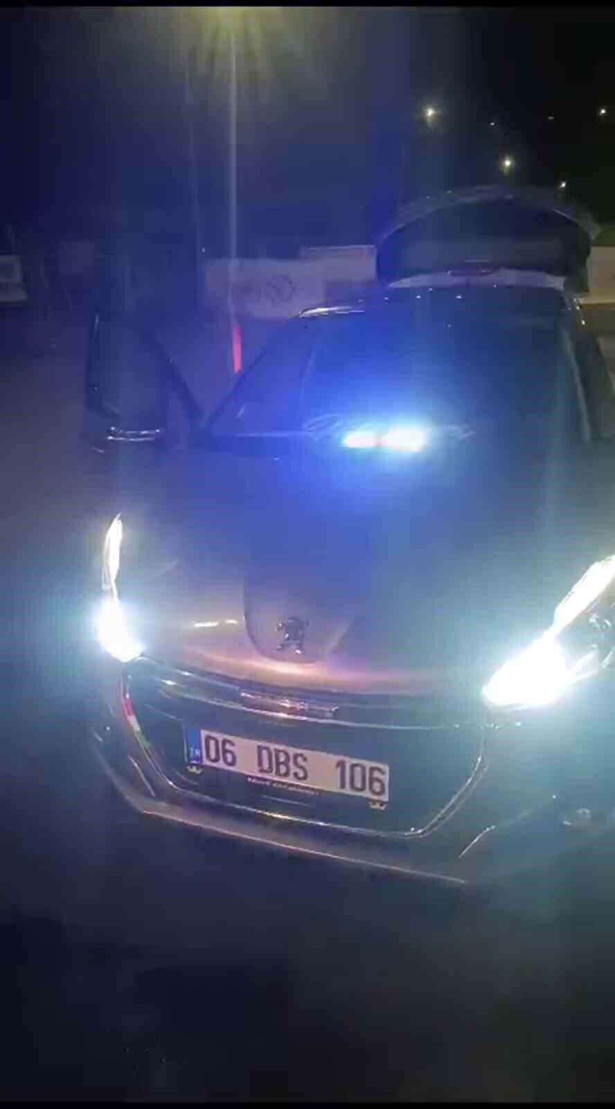 Hatay Emniyet Müdürlüğü, İskenderun’da dur ihtarına uymayan M.N.A. adlı sürücüye