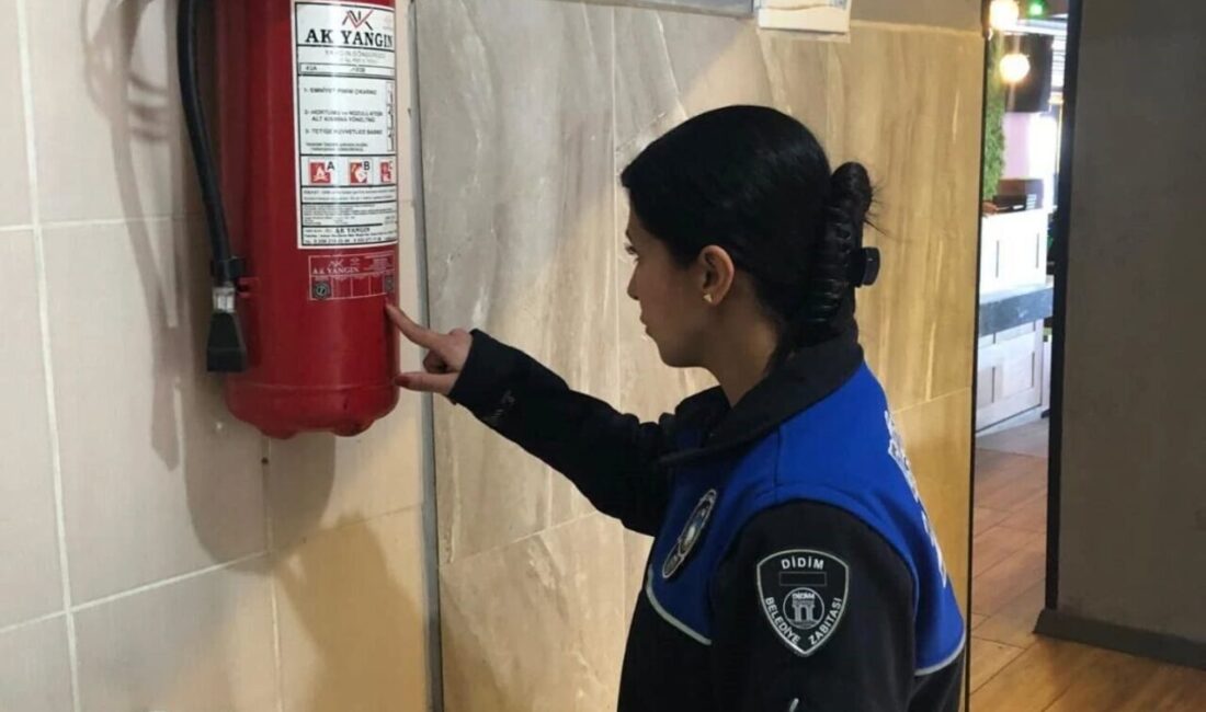 Didim Belediyesi, İşletmelerde Yangın Güvenliği Denetimi Başlattı Didim Belediyesi, Aydın’ın Didim ilçesindeki işletmelerde yangın güvenliği denetimi yaptı.