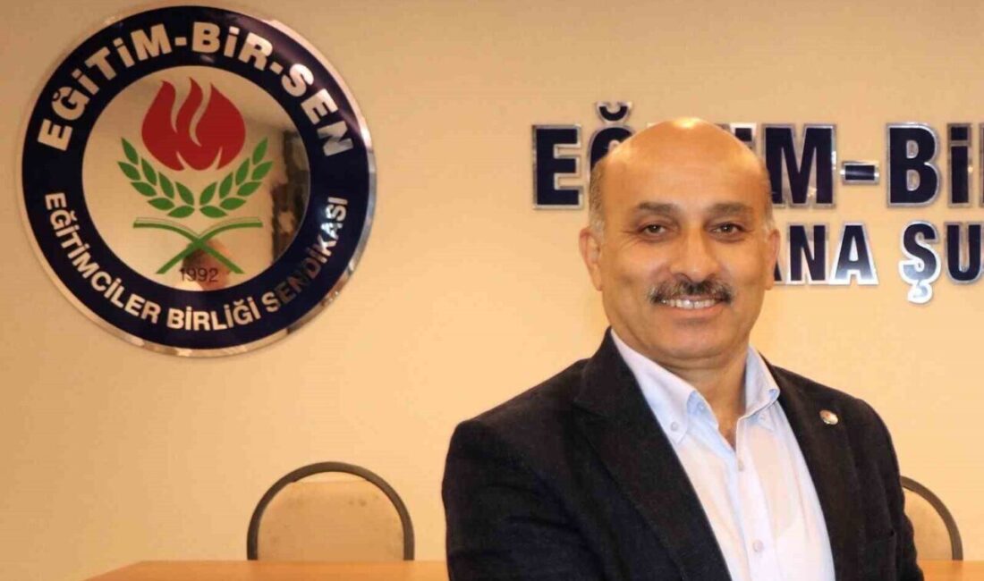 Eğitim-Bir-Sen Adana Şube Başkanı Mustafa Sarıgeçili, 2024-2025 eğitim-öğretim yılının ilk