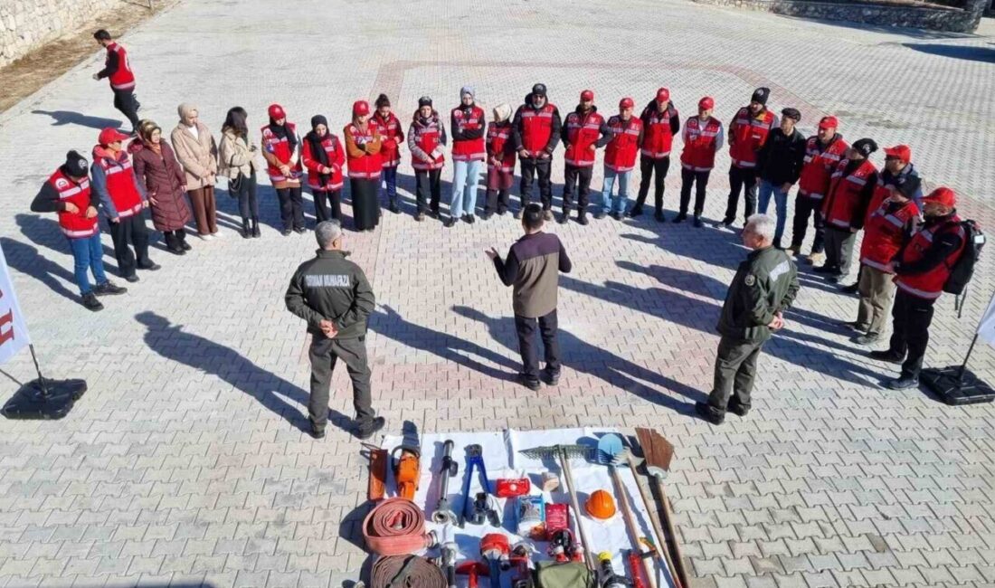 Elazığ’da Orman Yangınlarına Müdahale Eğitimi Devam Ediyor Elazığ Orman Bölge Müdürlüğü, orman ve kırsal alan yangınlarına karşı