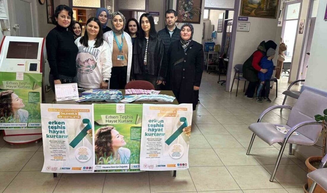 Elazığ’da Serviks Kanseri Farkındalık Ayı Etkinliği Gerçekleştirildi Elazığ İl Sağlık Müdürlüğü, 1-31 Ocak Serviks Kanseri Farkındalık Ayı