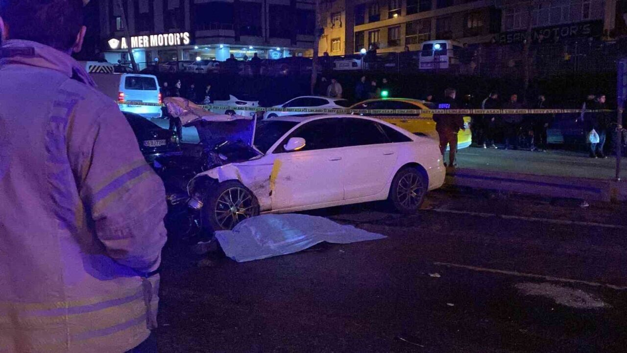 İstanbul Esenler'de 5 aracın karıştığı kazada motosiklet sürücüsü Yahya K.