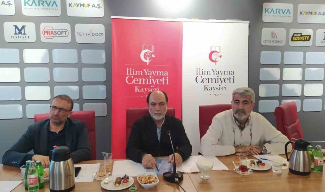 İlim Yayma Cemiyeti Kayseri Şubesi’nde 10. Olağan Genel Kurul Gerçekleşti, Oğuz Memiş Yeniden Başkan Seçildi İlim Yayma Cemiyeti Kayseri Şubesi’nin 10. Olağan Genel Kurulu, Oğuz