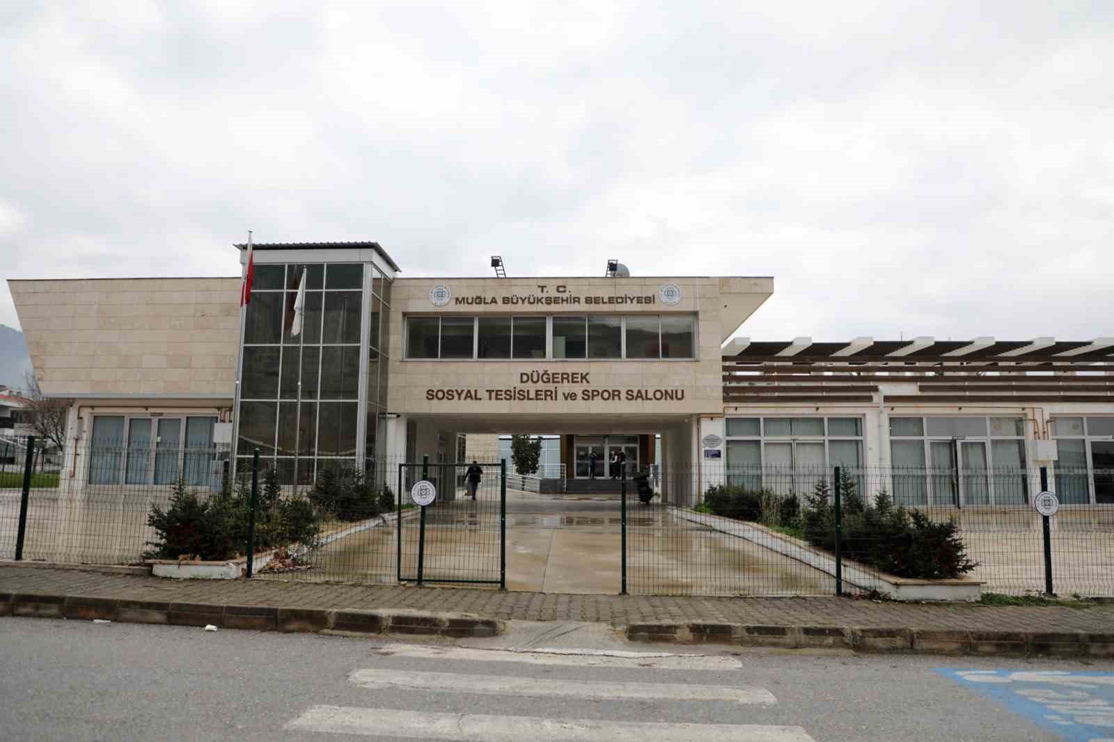 MUĞLA BÜYÜKŞEHİR BELEDİYESİ, MENTEŞE İLÇESİNDEKİ DÜĞEREK SOSYAL TESİSLERİ VE SPOR