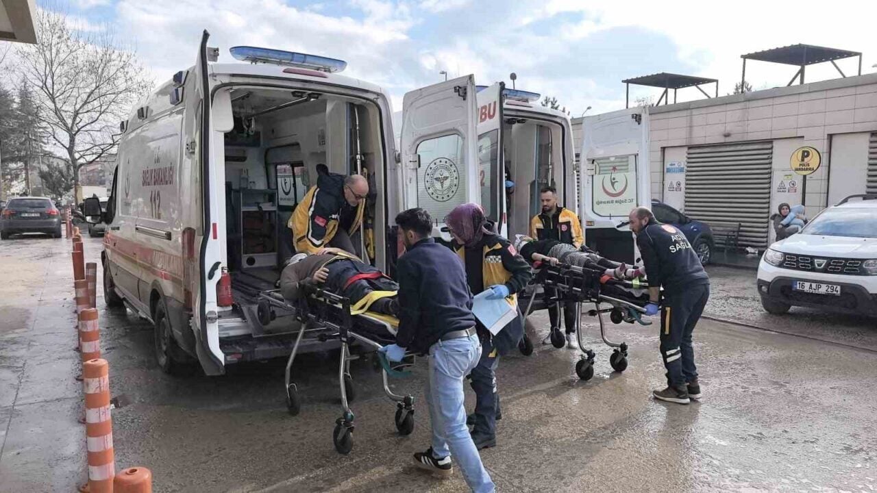 Bursa'nın İnegöl ilçesinde otomobil ile motosikletin çarpışması sonucu Assem J.