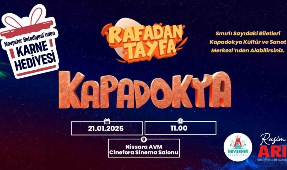 Nevşehir Belediye Başkanı Rasim Arı, TRT Çocuk'un "Rafadan Tayfa Kapadokya"