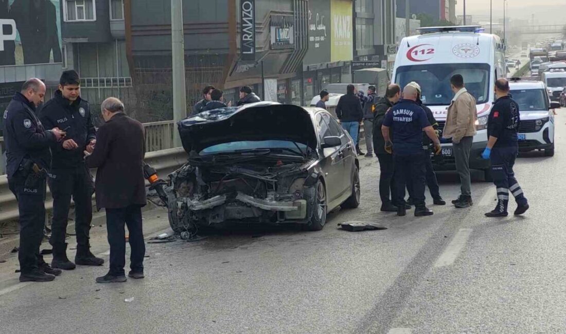 Samsun Tekkeköy’de Zincirleme Trafik Kazası: 5 Yaralı! Samsun'un Tekkeköy ilçesinde 5 kişinin yaralandığı zincirleme trafik kazası meydana