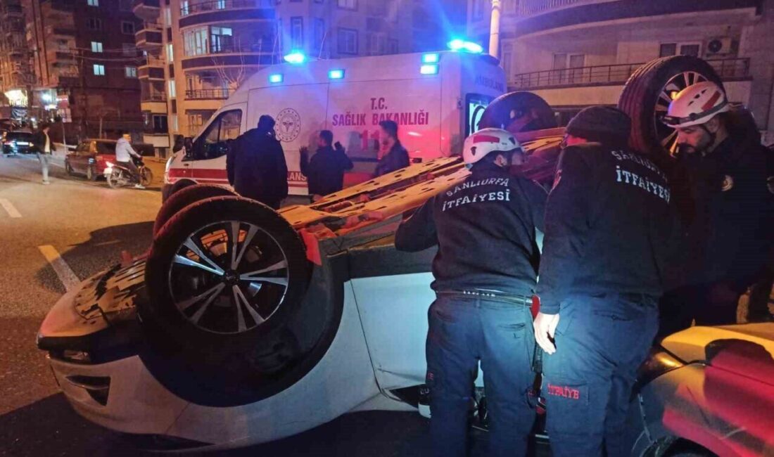 Şanlıurfa’da Trafik Kazasında İki Kişi Yaralandı Şanlıurfa'nın Karaköprü ilçesinde iki otomobilin çarpışması sonucu Gül B. ve