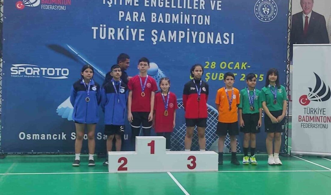 Osmancık’ta düzenlenen Badminton Şampiyonası’nda Berat Saadettin Yılmaz, iki kategoride Türkiye üçüncüsü oldu Osmancık'ta düzenlenen İşitme Engelliler Badminton Türkiye Şampiyonası'nda Berat Saadettin Yılmaz,