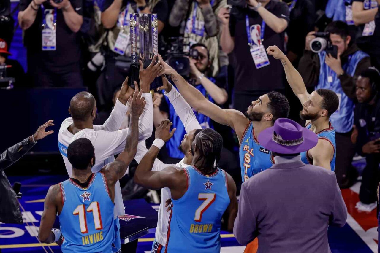 2025 NBA All-Star finalinde Shaq Takımı, Alperen Şengün'ün yer aldığı