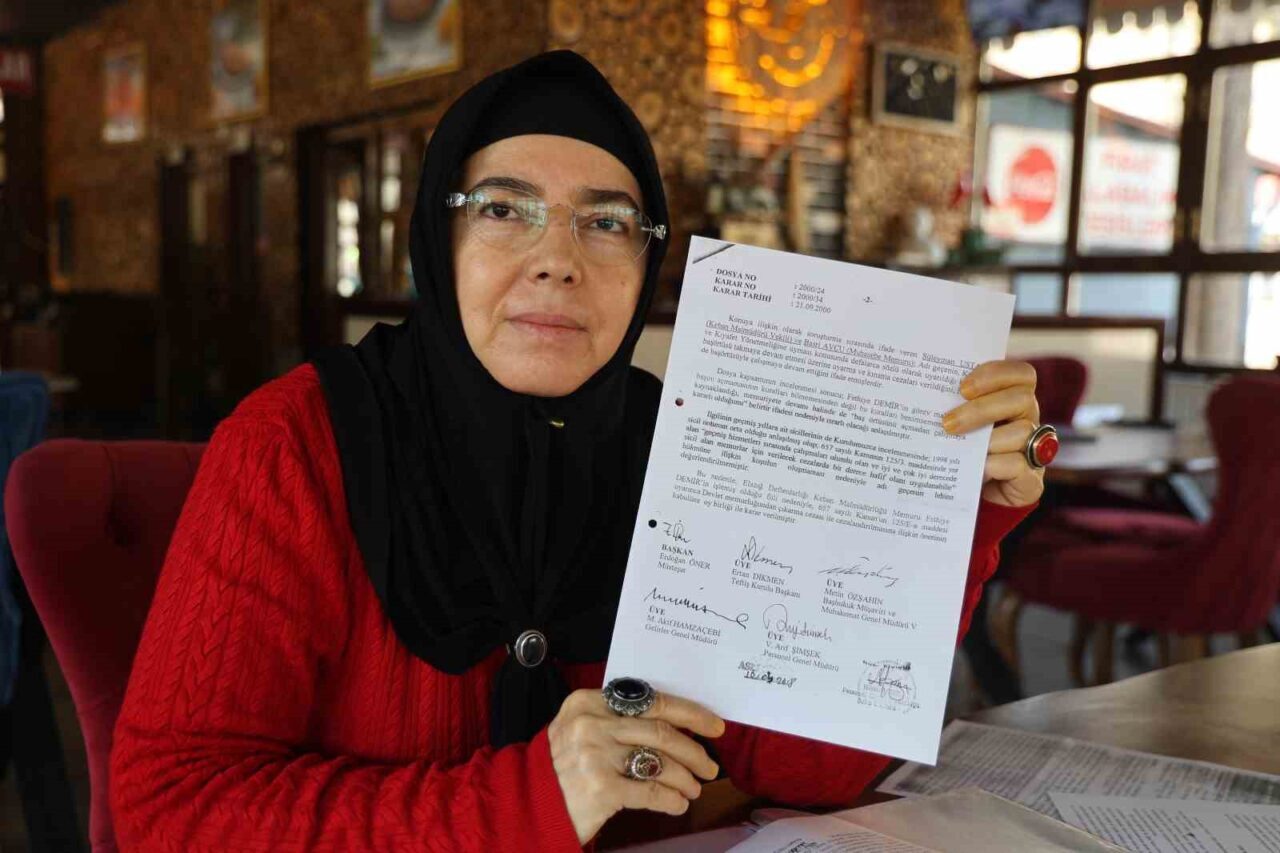 Elazığ’da eski Keban Belediye Başkanı Fethiye Atlı, 28 Şubat sürecinde