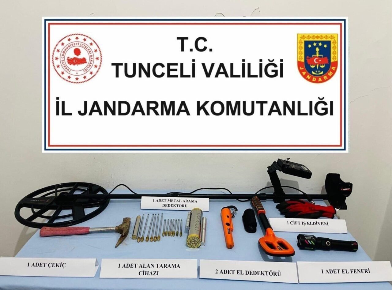 Tunceli’de 3 kişi, 3 bin yıllık Rabat sit alanında izinsiz