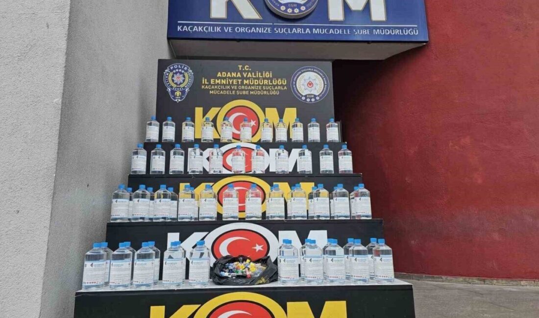 Adana’da sahte içki operasyonunda 383 litre içki ile 3 kişi gözaltına alındı. Adana polisi, sahte içki üretimine karşı başlattığı operasyon kapsamında bir