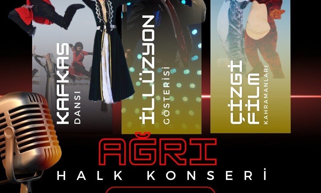 Ağrı’da halk konseri etkinliğiyle eğlence dolu bir gün geçirilecek Ağrı Valiliği, 21 Şubat'ta "Ağrı Halk Konseri" etkinliği düzenleyecek. Yoğun