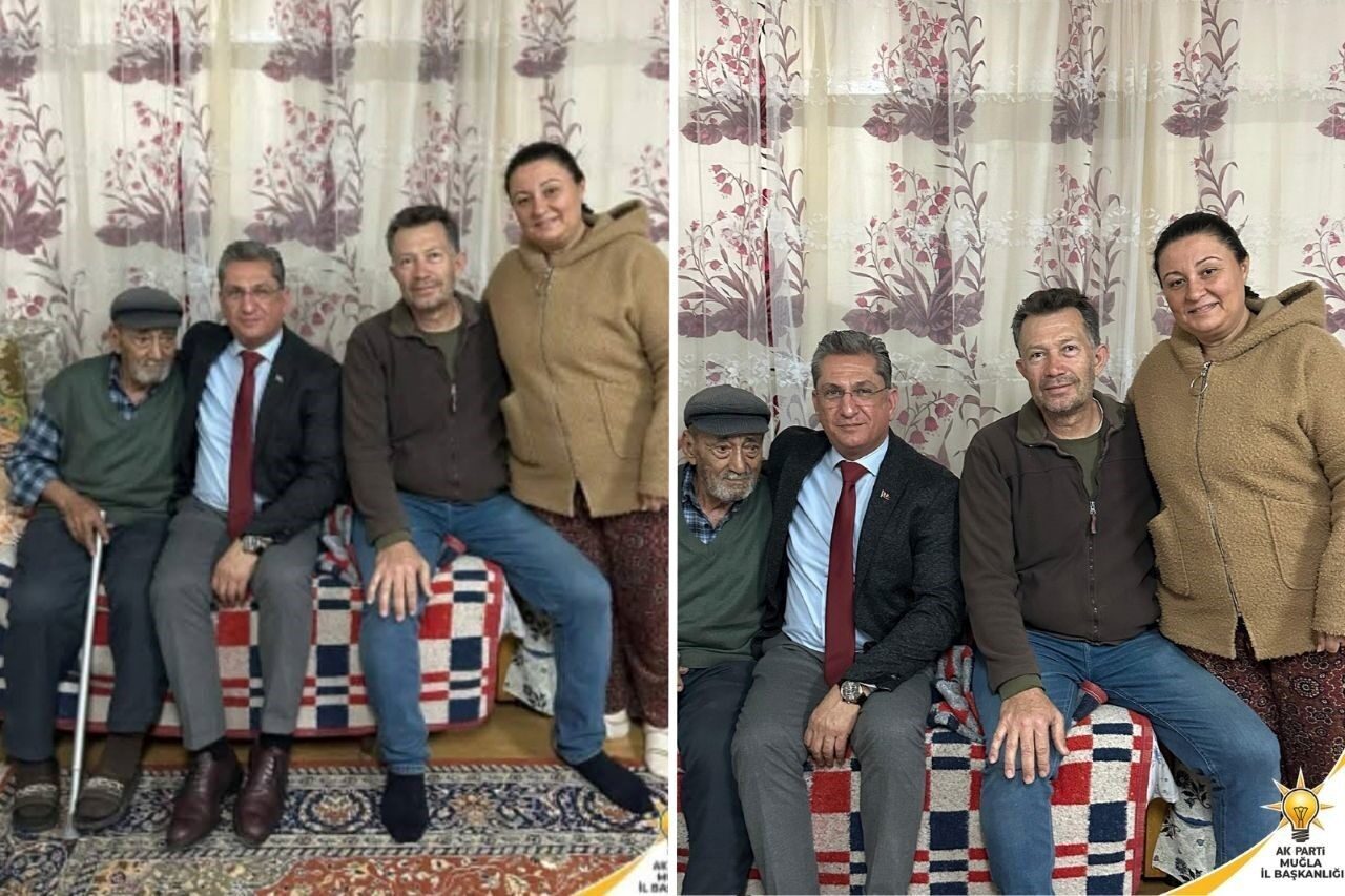 AK Parti Muğla İl Başkanı Haluk Laçin, Datça'daki bir ev