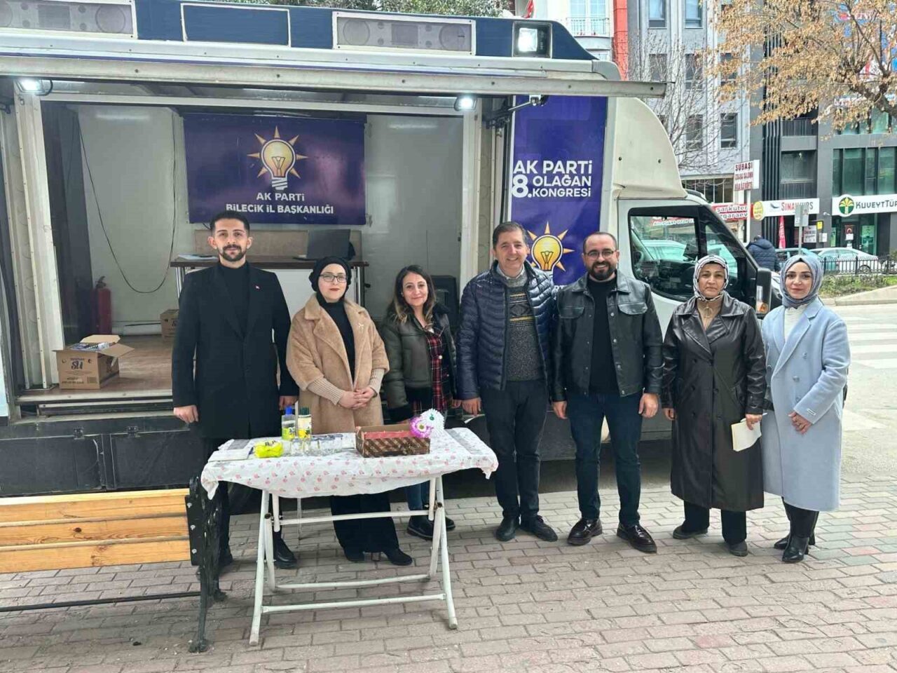 AK Parti Bilecik Merkez İlçe Başkanlığı, tanıtım ve üyelik standı
