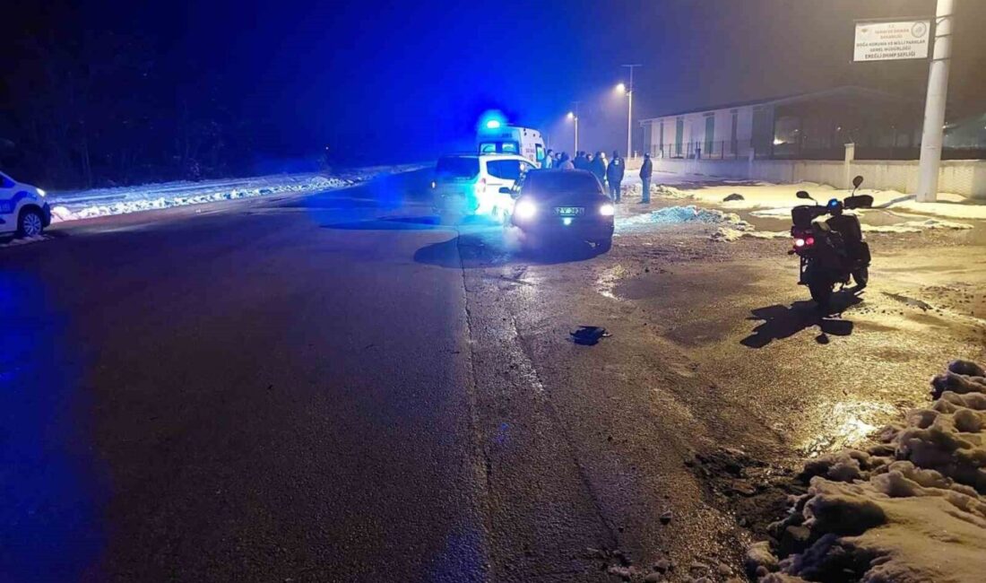 Ereğli’de Aracın Çarpması Sonucu Bir Yaya Hayatını Kaybetti Konya'nın Ereğli ilçesinde 60 yaşındaki Ali Yalçınkaya, bir aracın çarpması