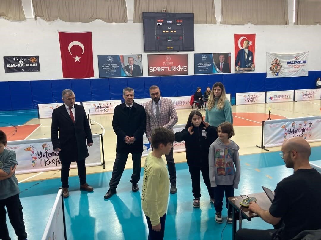 Kırklareli'nin Babaeski ilçesinde ilkokul 3. sınıf öğrencilerine yönelik sportif yetenek