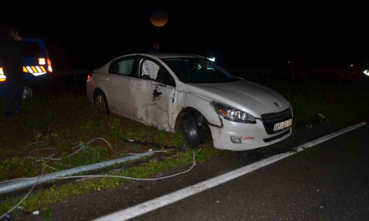 Samsun'un Bafra ilçesinde meydana gelen trafik kazasında, Ünal Ataseven'in kullandığı