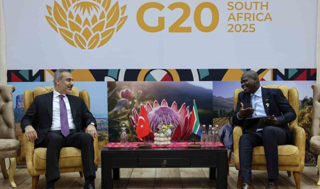 Hakan Fidan, Güney Afrika’nın Dışişleri Bakanı ile Önemli Görüşmeler Gerçekleştirdi Dışişleri Bakanı Hakan Fidan, G20 Dışişleri Bakanları Toplantısı için bulunduğu