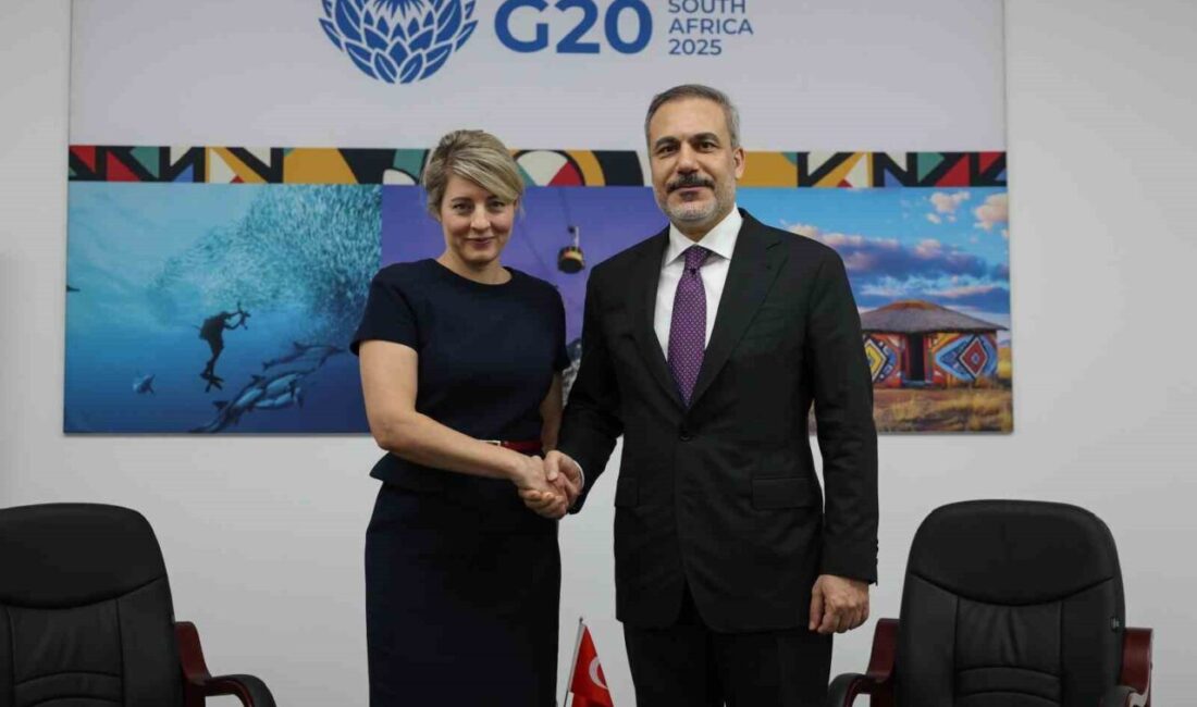 Hakan Fidan, G-20 Toplantısı’nda Kanada’nın Dışişleri Bakanı Melanie Joly ile Görüştü Dışişleri Bakanı Hakan Fidan, G-20 Dışişleri Bakanları Toplantısı kapsamında Kanada