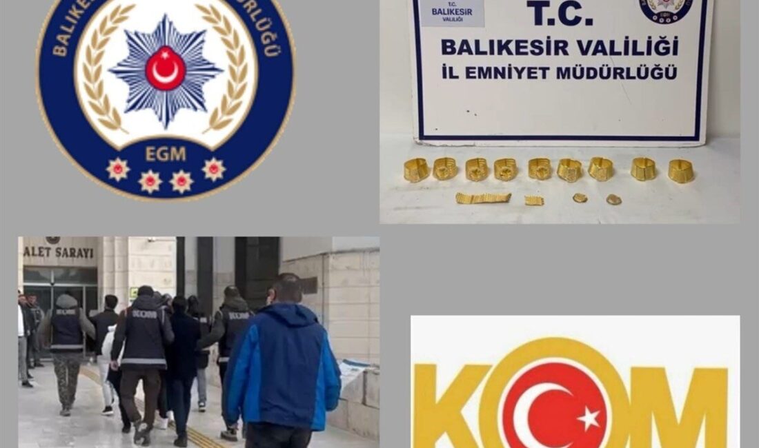 Balıkesir’de Sahte Altın Satışı Yapan 4 Şüpheli Suçüstü Yakalandı Balıkesir'in Edremit ve Ayvalık ilçelerinde, sahte altın satmaya çalışan 4