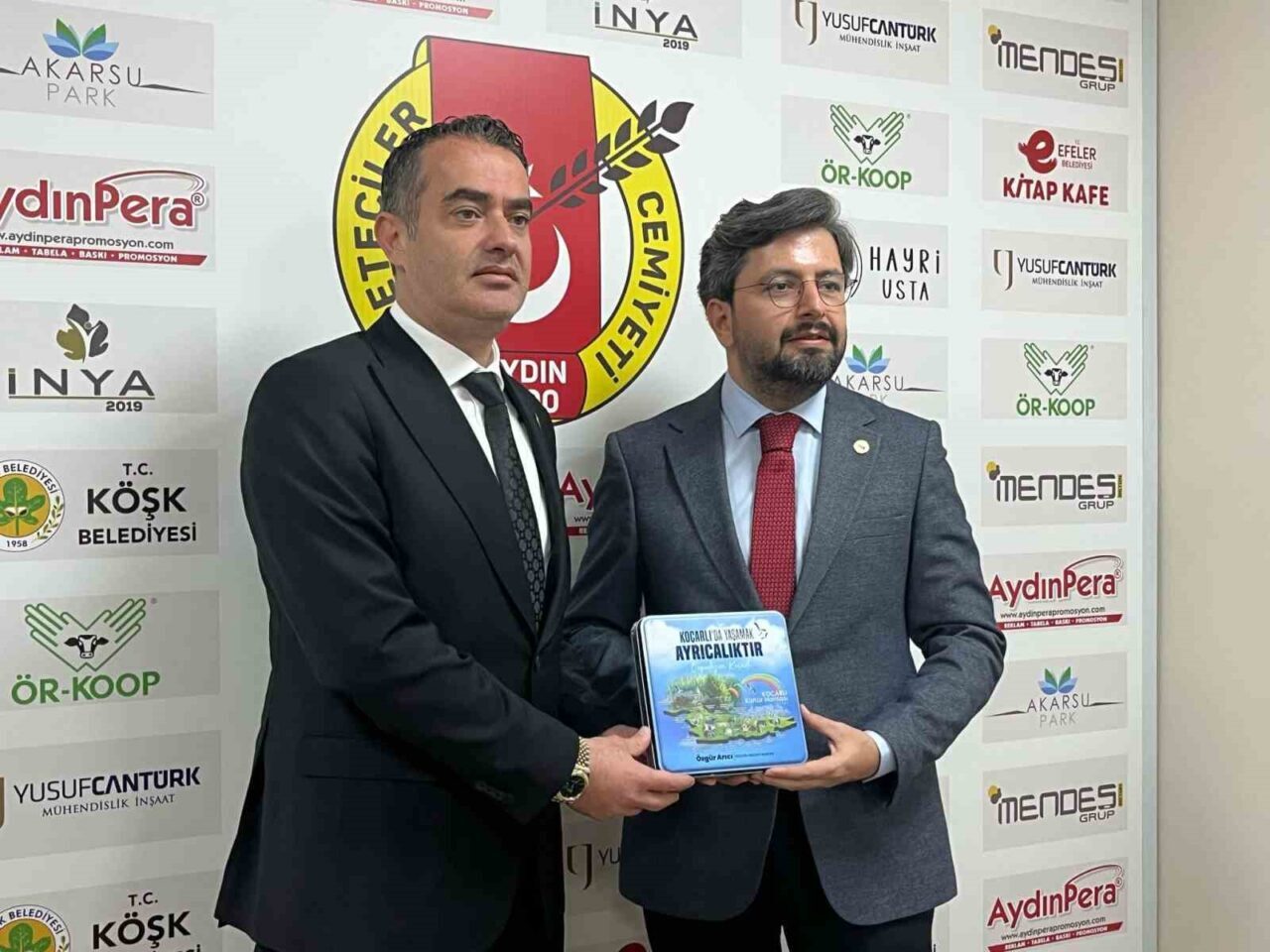 Koçarlı Belediye Başkanı Özgür Arıcı, Aydın Gazeteciler Cemiyeti’nde büyük bir