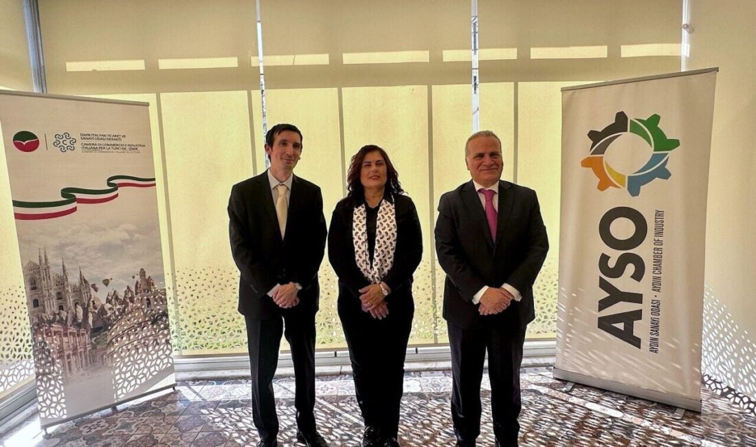 Aydın Büyükşehir Belediye Başkanı Özlem Çerçioğlu, İtalya’nın Türkiye Büyükelçisi ile sanayinin gelişimi için toplantı gerçekleştirdi Aydın Büyükşehir Belediye Başkanı Özlem Çerçioğlu, İtalya'nın Türkiye Büyükelçisi Giorgio