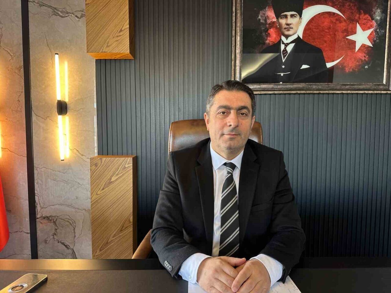 Kayseri Kırmızı Et Üreticileri Birliği Başkanı Ercan Aras, besicilerin materyal