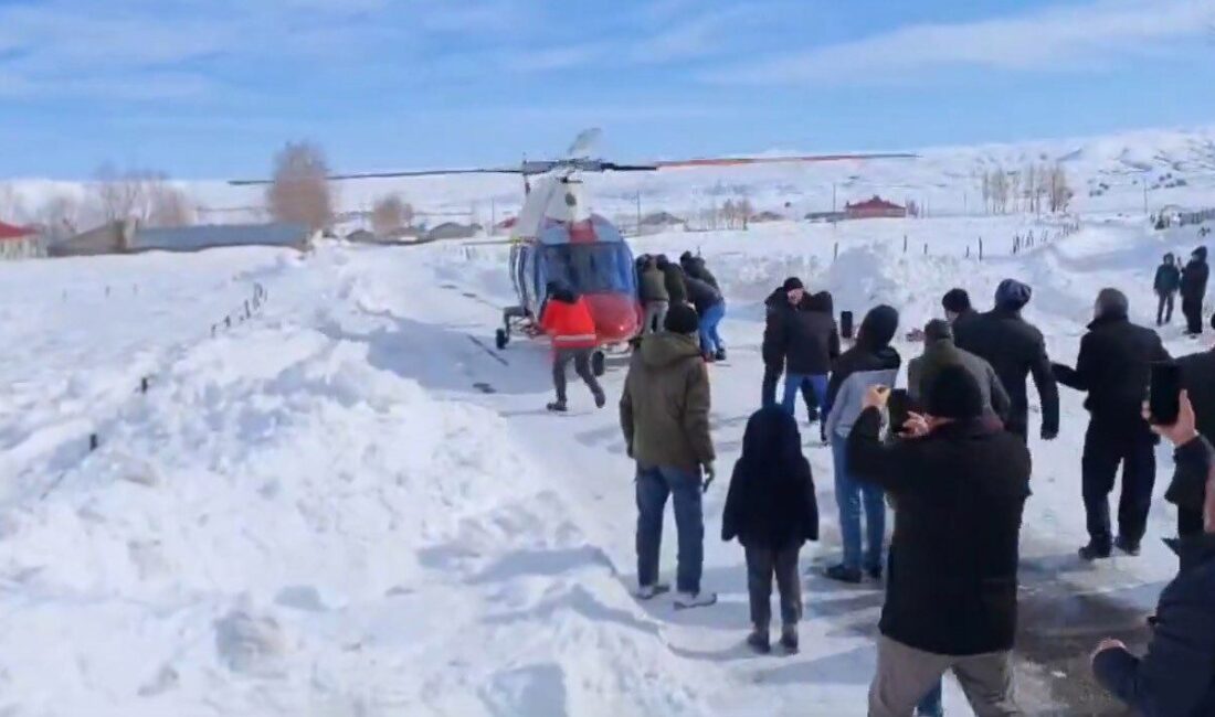 Bingöl’den Erzurum’a Ambulans Helikopterle KOAH Hastası Yaşlı Adam Sevk Edildi Bingöl'ün Karlıova ilçesindeki Taşlıçay köyünde, 69 yaşındaki Kadir Çiftçi solunum