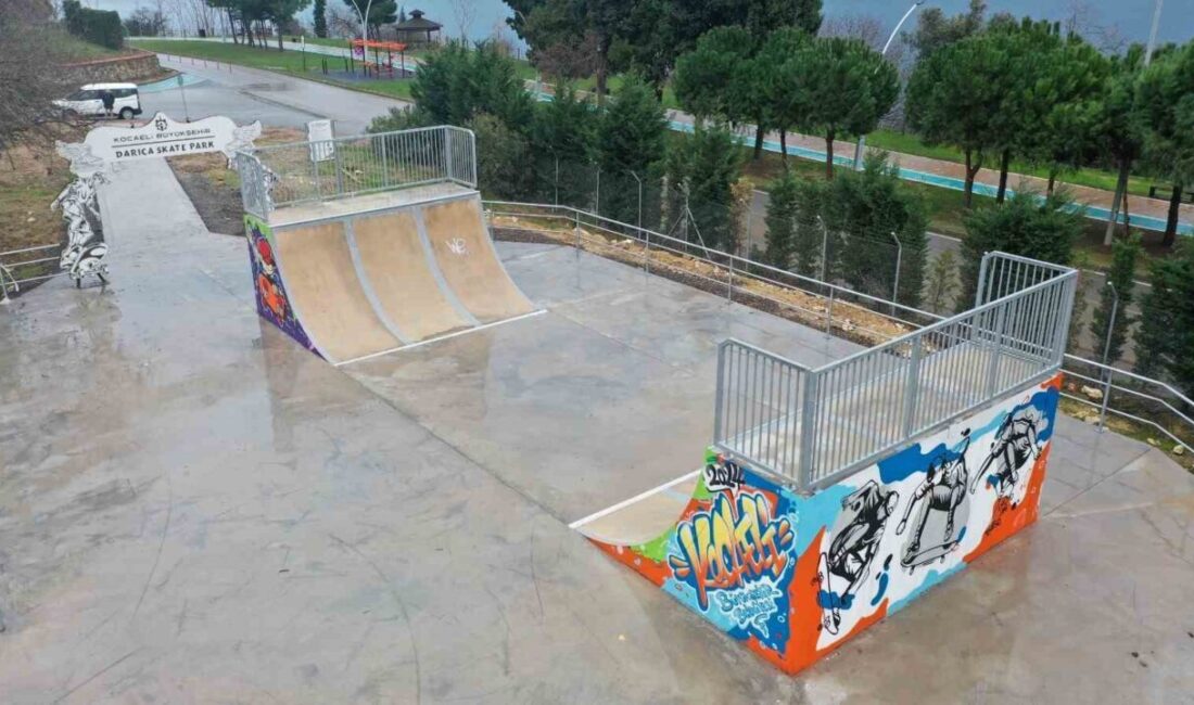 Darıca Millet Bahçesi’nde Yeni Bir Skate Park Gençlerin Hizmetinde Kocaeli Büyükşehir Belediyesi, Darıca Millet Bahçesi'nde 11. skate parkı inşa
