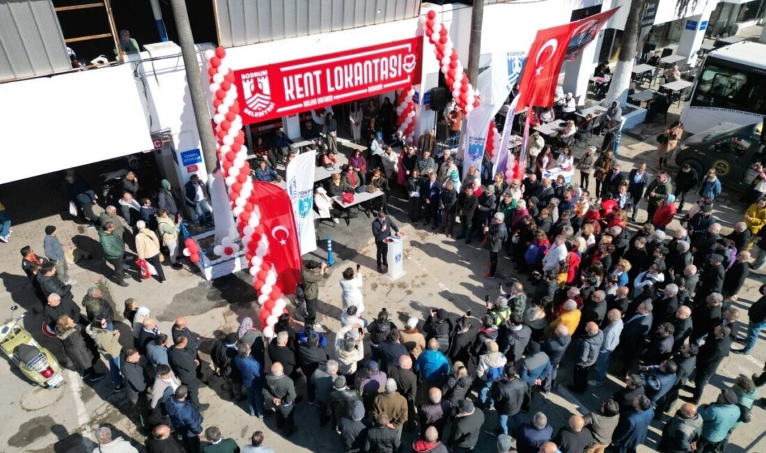 Bodrum Belediyesi'nin kaliteli ve ekonomik yemek hizmeti için başlattığı Kent