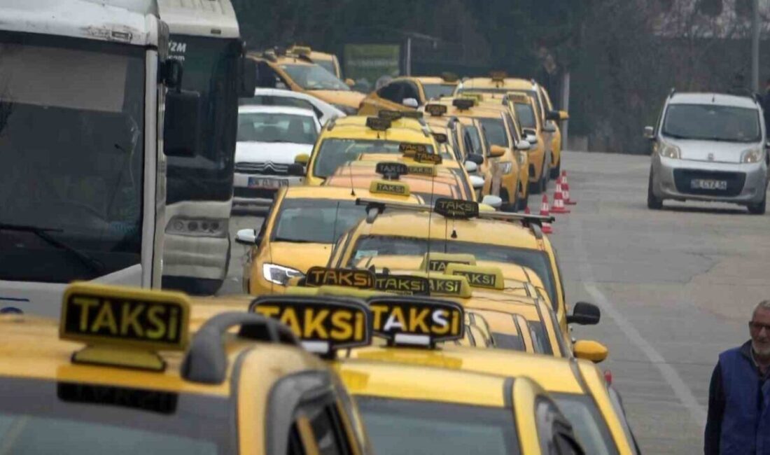 Bursa'da taksi ücretlerine 9 Şubat 2025'ten itibaren geçerli olacak şekilde