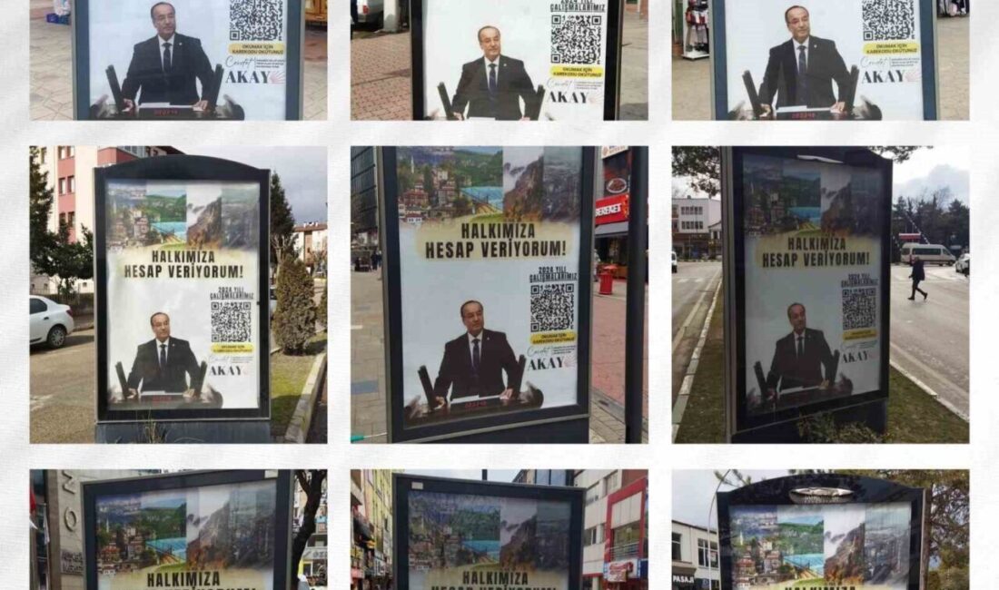 Cevdet Akay, “Halkıma Hesap Veriyorum” Raporunu Bilboardlarda Duyurdu CHP Karabük Milletvekili Cevdet Akay, "Halkıma Hesap Veriyorum" başlıklı QR