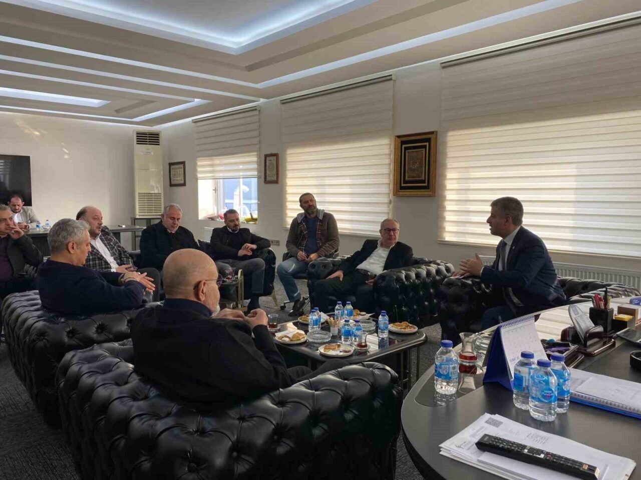 AK Parti Kayseri Milletvekili Şaban Çopuroğlu, Kayseri Serbest Bölgesi'nde sanayicilerin