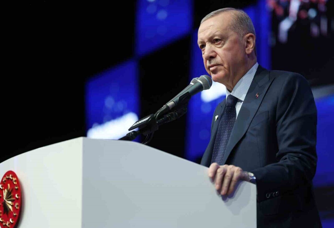 Cumhurbaşkanı Recep Tayyip Erdoğan, Adıyaman'da düzenlenen 6 Şubat depremi anma