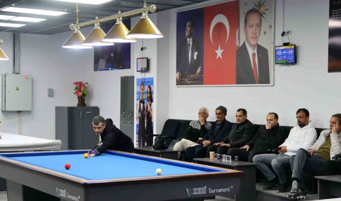 Elazığ’da 3 Bant Bilardo Şampiyonası’nın İlk Etabı Tamamlandı Elazığ'da düzenlenen 1. Etap 3 Bant Bilardo İl Şampiyonası sona