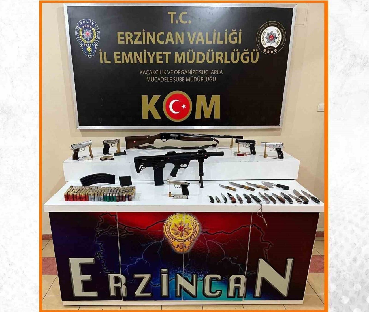 Erzincan Emniyet Müdürlüğü, 6136 SKM suçu çerçevesinde yürütülen operasyonda H.G.,