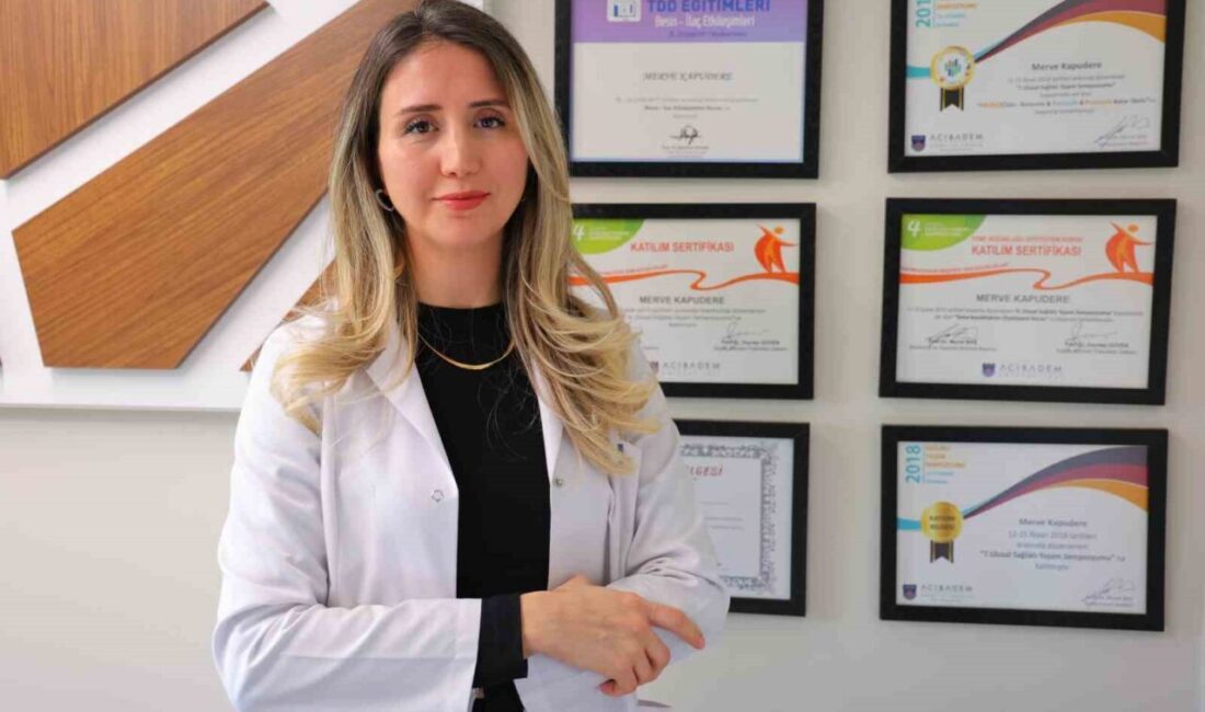 Özel Sular Akademi Hastanesi Diyetisyeni Merve Kapudere Demirciler, enerji içeceklerinin