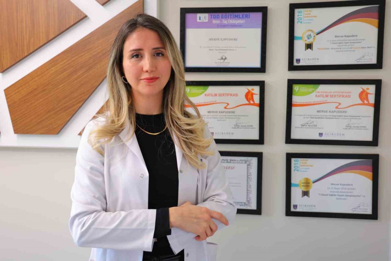 Özel Sular Akademi Hastanesi Diyetisyeni Merve Kapudere Demirciler, enerji içeceklerinin