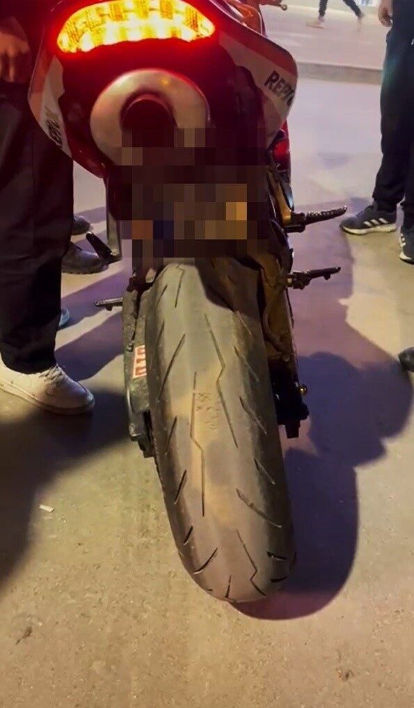 Gaziantep'te, çevre gürültüsü yaratan ve abart egzoz kullanan 19 motosiklet