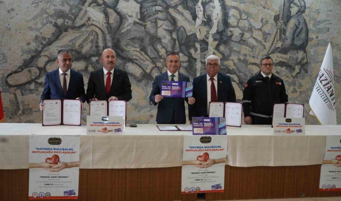 Gaziantep’te Ramazan Ayında İhtiyaç Sahiplerine Destek İçin “Bakkalkart Alışveriş Çeki” Projesi Başlatıldı Gaziantep'te Ramazan ayı kapsamında başlatılan "Bakkalkart Alışveriş Çeki" projesinin protokolü