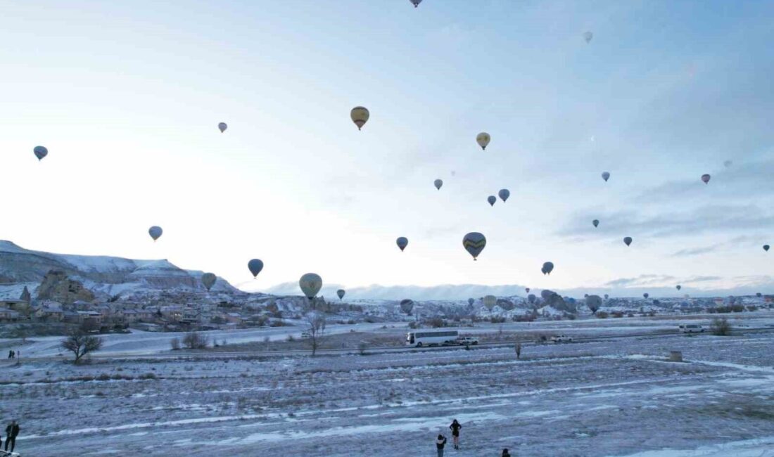 Kapadokya'da, 18 gün süren hava koşulları engelinin ardından sıcak hava