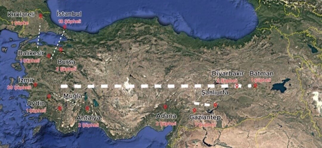 İzmir Merkezli Operasyonda 94 Şüpheli Dolandırıcılık Suçundan Gözaltına Alındı 2024'te 123 kişiyi dolandırarak 10 milyon lira toplayan suç örgütüne