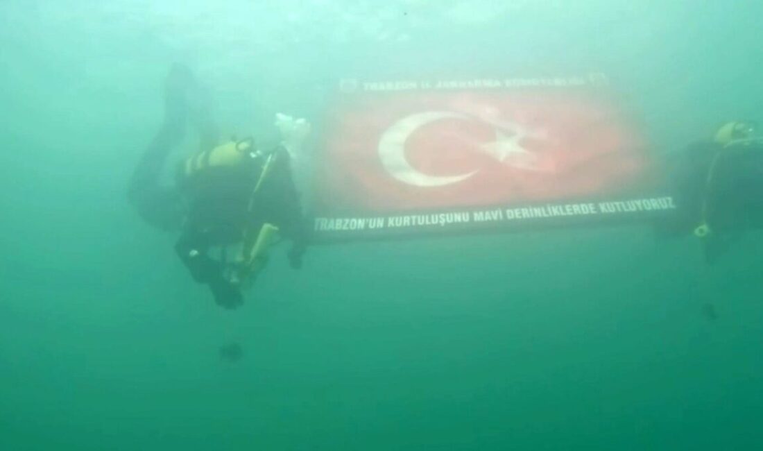 Jandarma Ekipleri, Trabzon’un Kurtuluşunu Türk Bayrağı ile Derinlerde Kutladı Trabzon İl Jandarma Komutanlığı, 24 Şubat Trabzon’un kurtuluşunun 107. yıl
